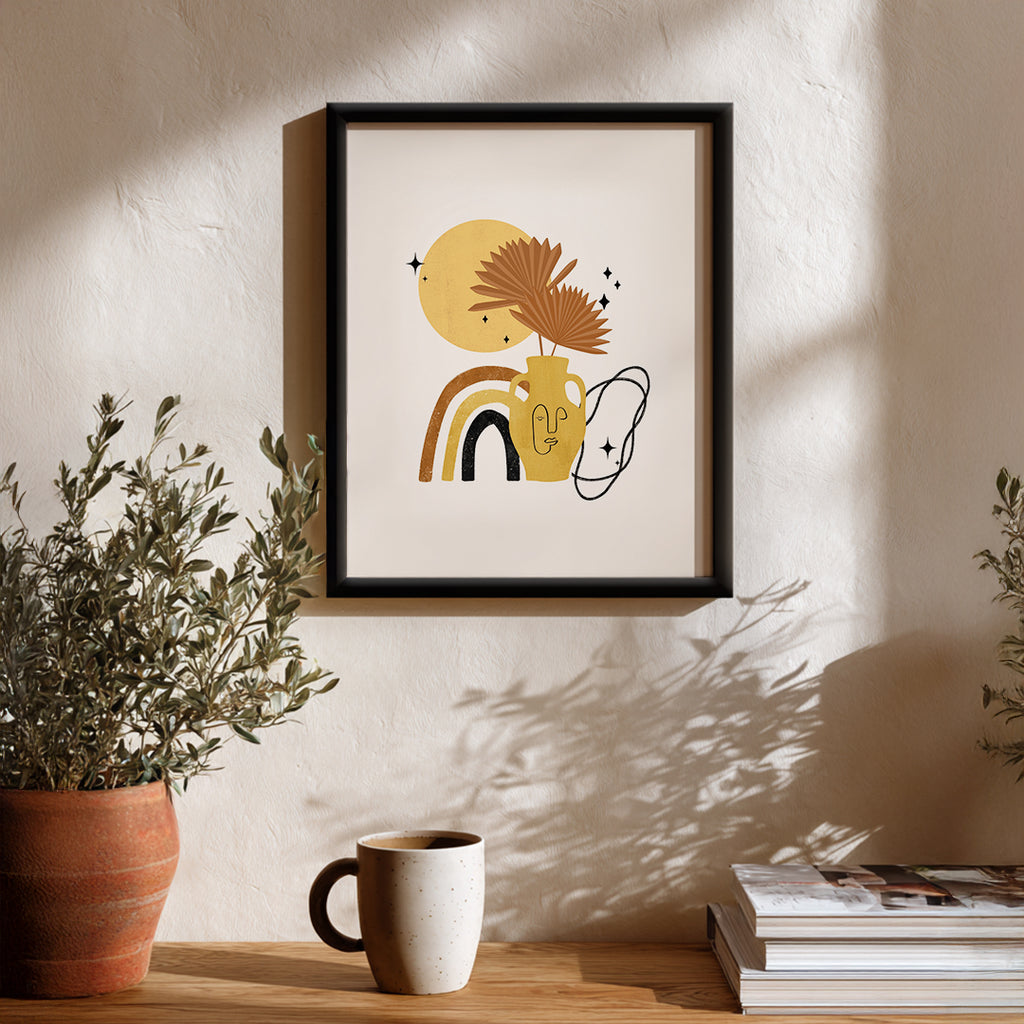 Whimsical Nature Abstract Wall Art (AB1)