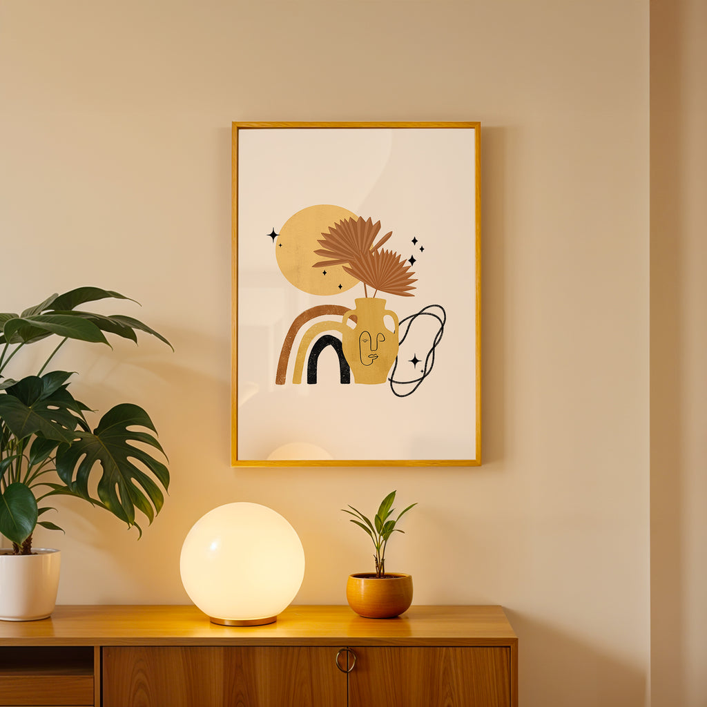 Whimsical Nature Abstract Wall Art (AB1)