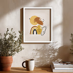 Whimsical Nature Abstract Wall Art (AB1)