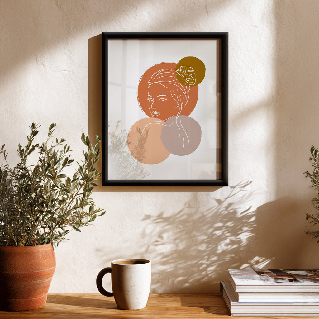 Organic Balance – Contemporary Wall Frame (AB13)