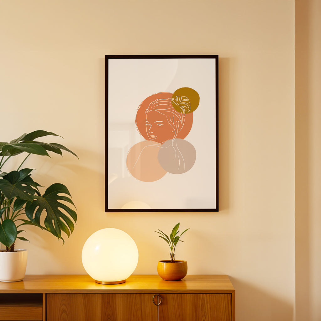 Organic Balance – Contemporary Wall Frame (AB13)