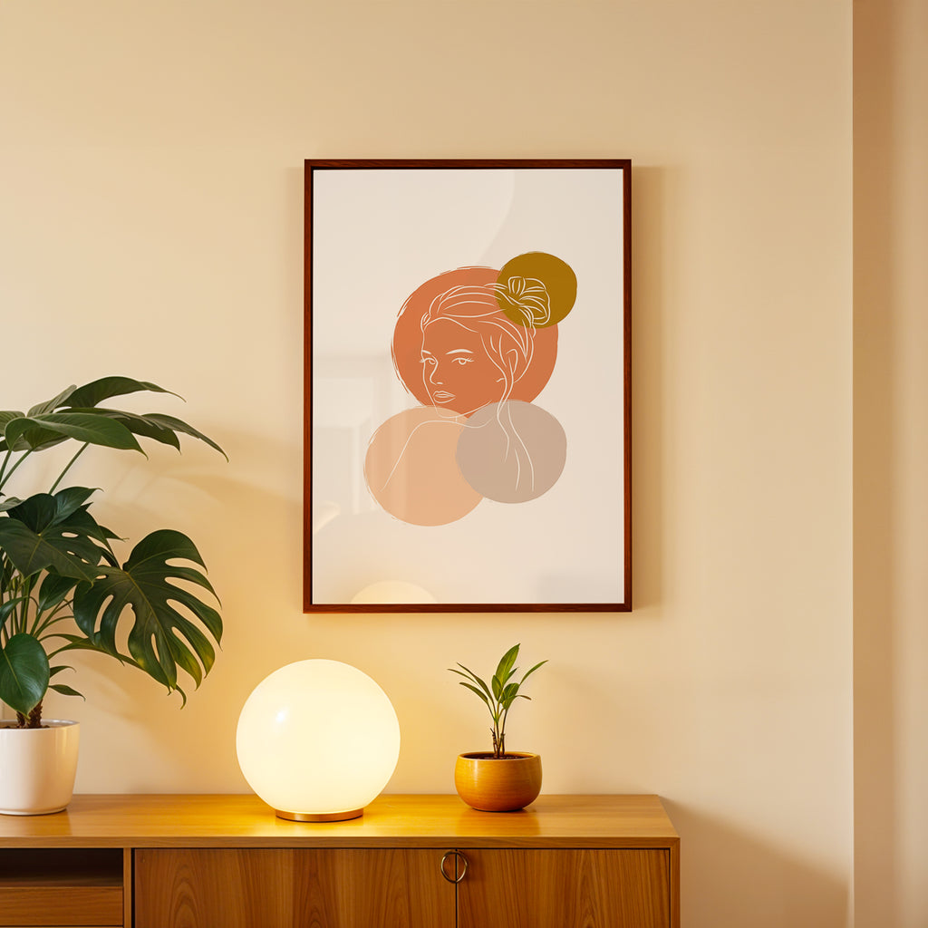 Organic Balance – Contemporary Wall Frame (AB13)