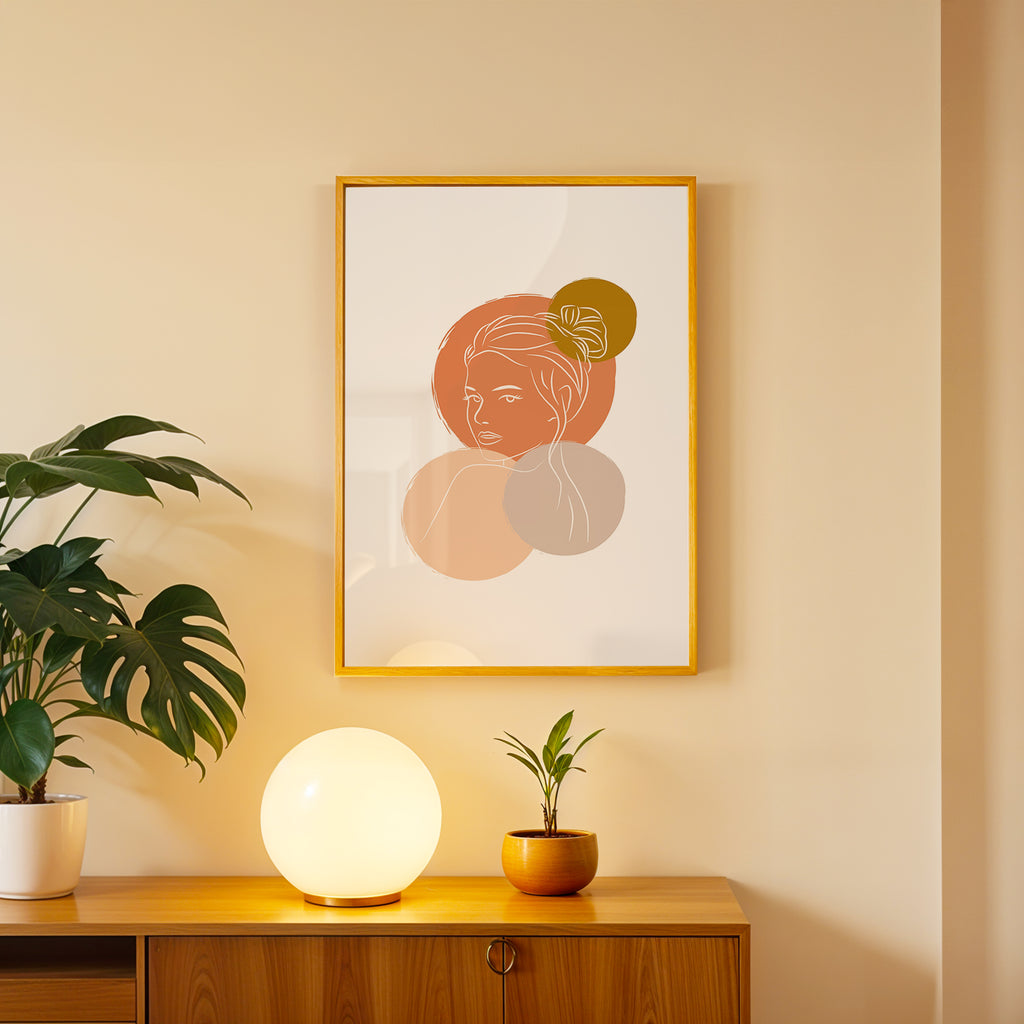Organic Balance – Contemporary Wall Frame (AB13)