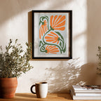 ropical Forms Abstract Wall Art (AB14)