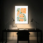 ropical Forms Abstract Wall Art (AB14)