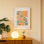 ropical Forms Abstract Wall Art (AB14)