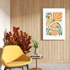 ropical Forms Abstract Wall Art (AB14)