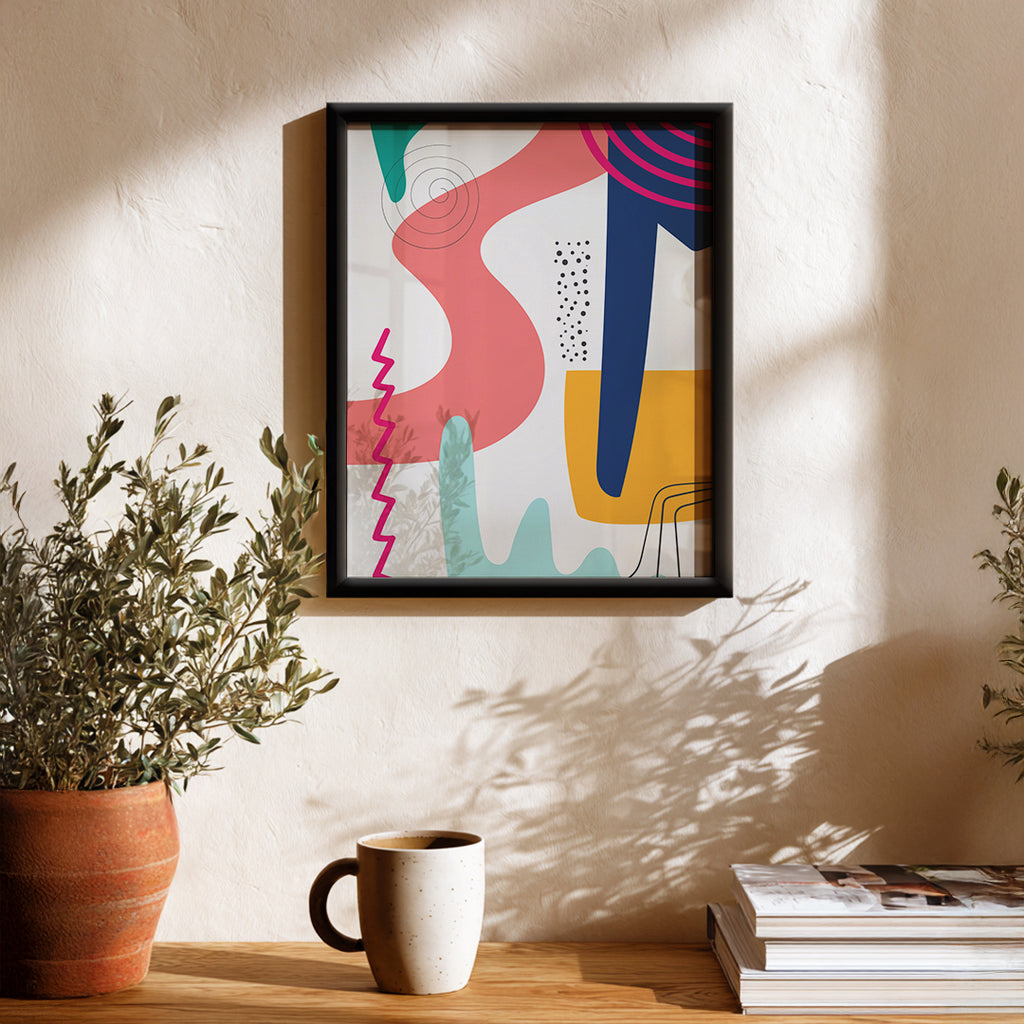 Playful Forms – Modern Abstract Frame (AB16)