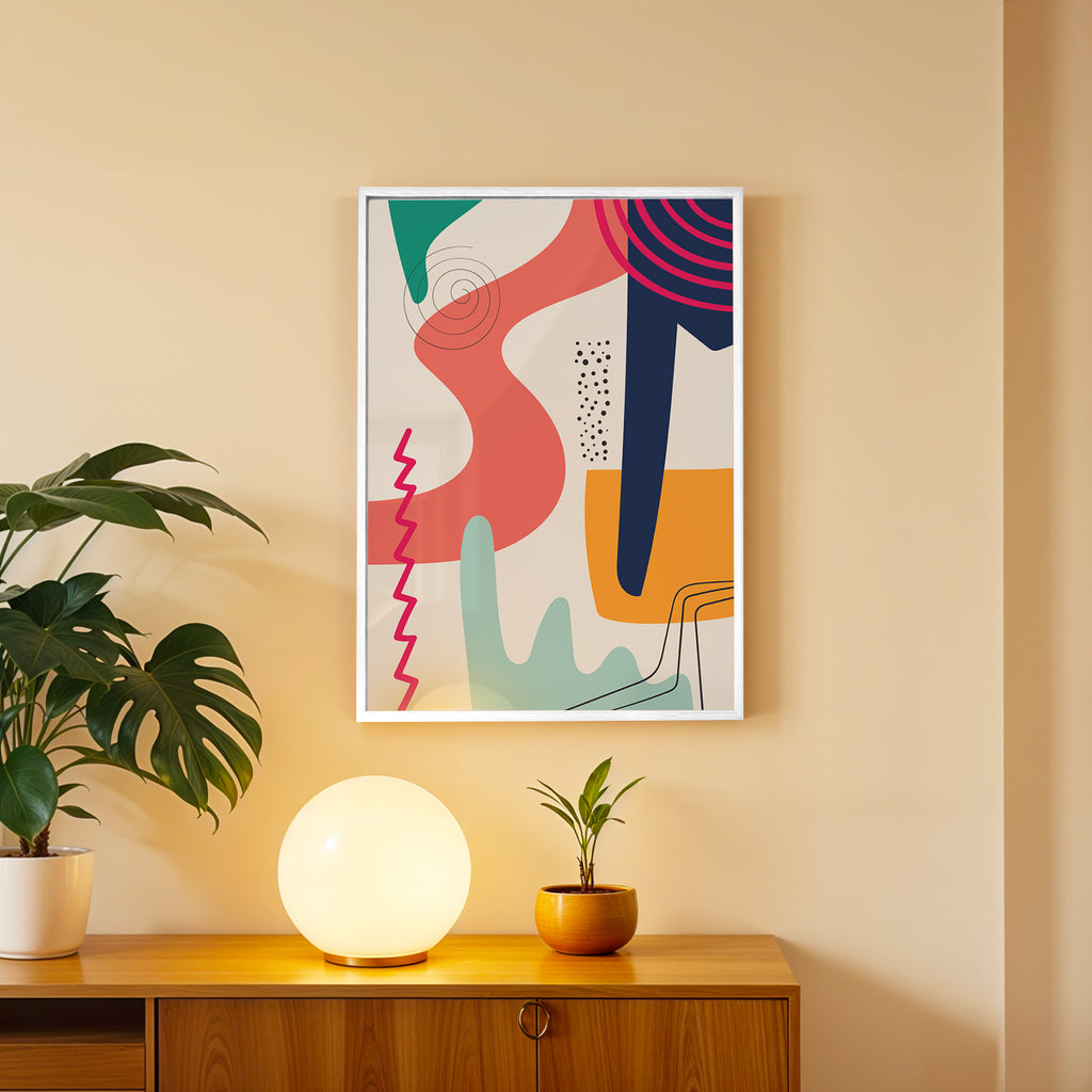 Playful Forms – Modern Abstract Frame (AB16)