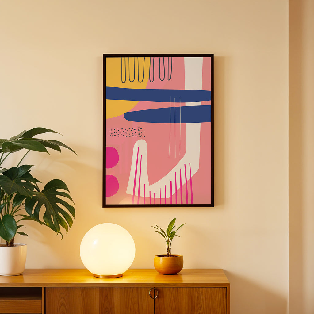 Bold Contrast – Abstract Wall Art Frame (AB18)