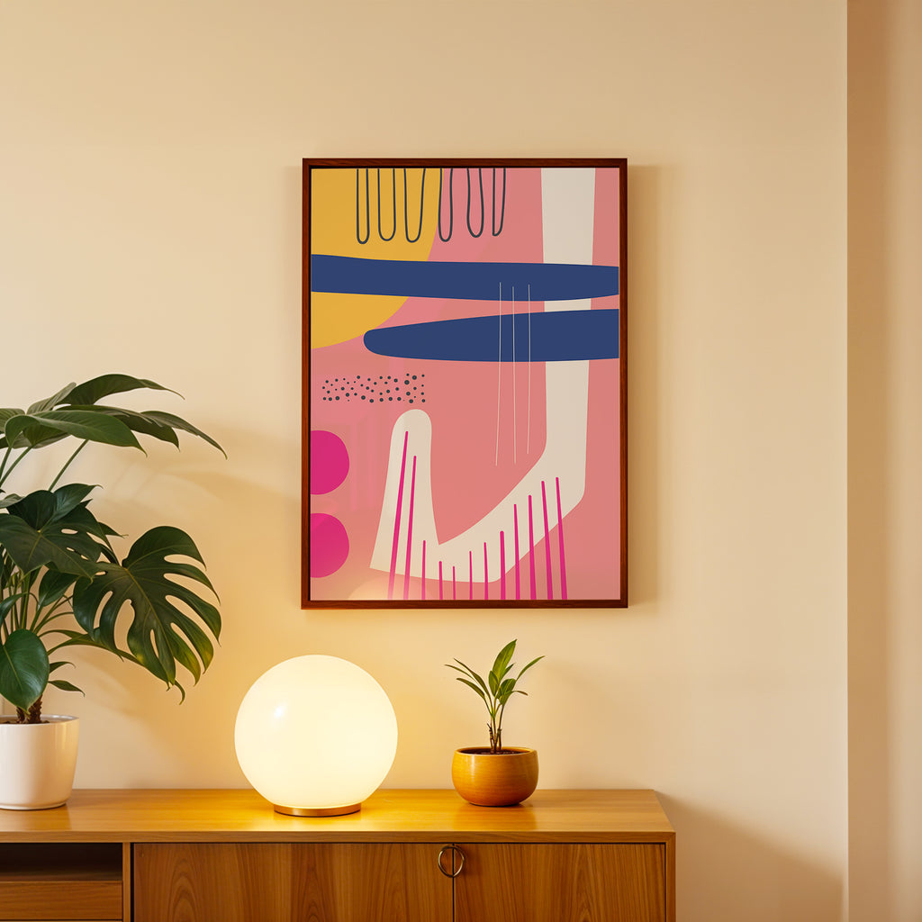 Bold Contrast – Abstract Wall Art Frame (AB18)