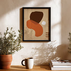 Warm Silhouette Abstract Wall Art (AB19)
