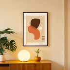 Warm Silhouette Abstract Wall Art (AB19)