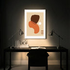 Warm Silhouette Abstract Wall Art (AB19)