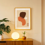 Warm Silhouette Abstract Wall Art (AB19)