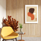 Warm Silhouette Abstract Wall Art (AB19)