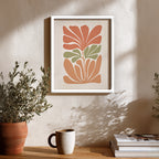Botanical Balance – Contemporary Wall Frame (AB2)