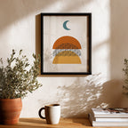 Moon & Earth – Contemporary Wall Frame (AB24)