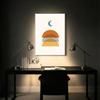 Moon & Earth – Contemporary Wall Frame (AB24)