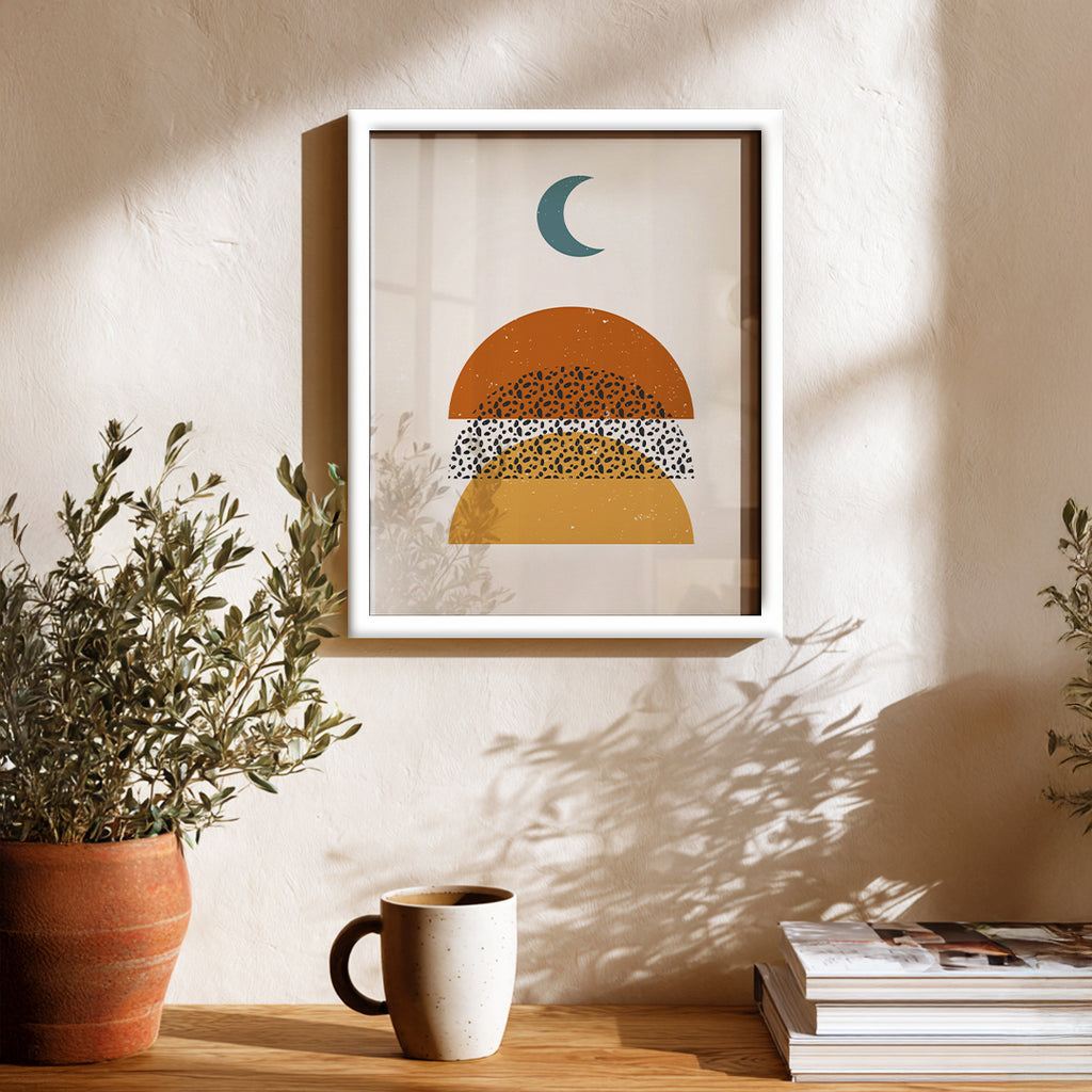 Moon & Earth – Contemporary Wall Frame (AB24)