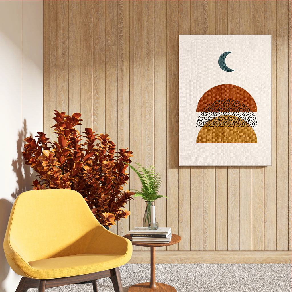 Moon & Earth – Contemporary Wall Frame (AB24)