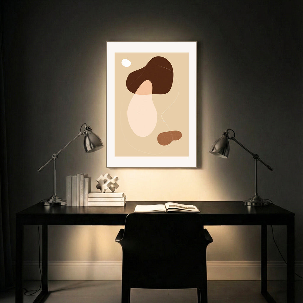 Calm Neutrals Abstract Wall Decor (AB28)