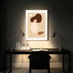 Calm Neutrals Abstract Wall Decor (AB28)