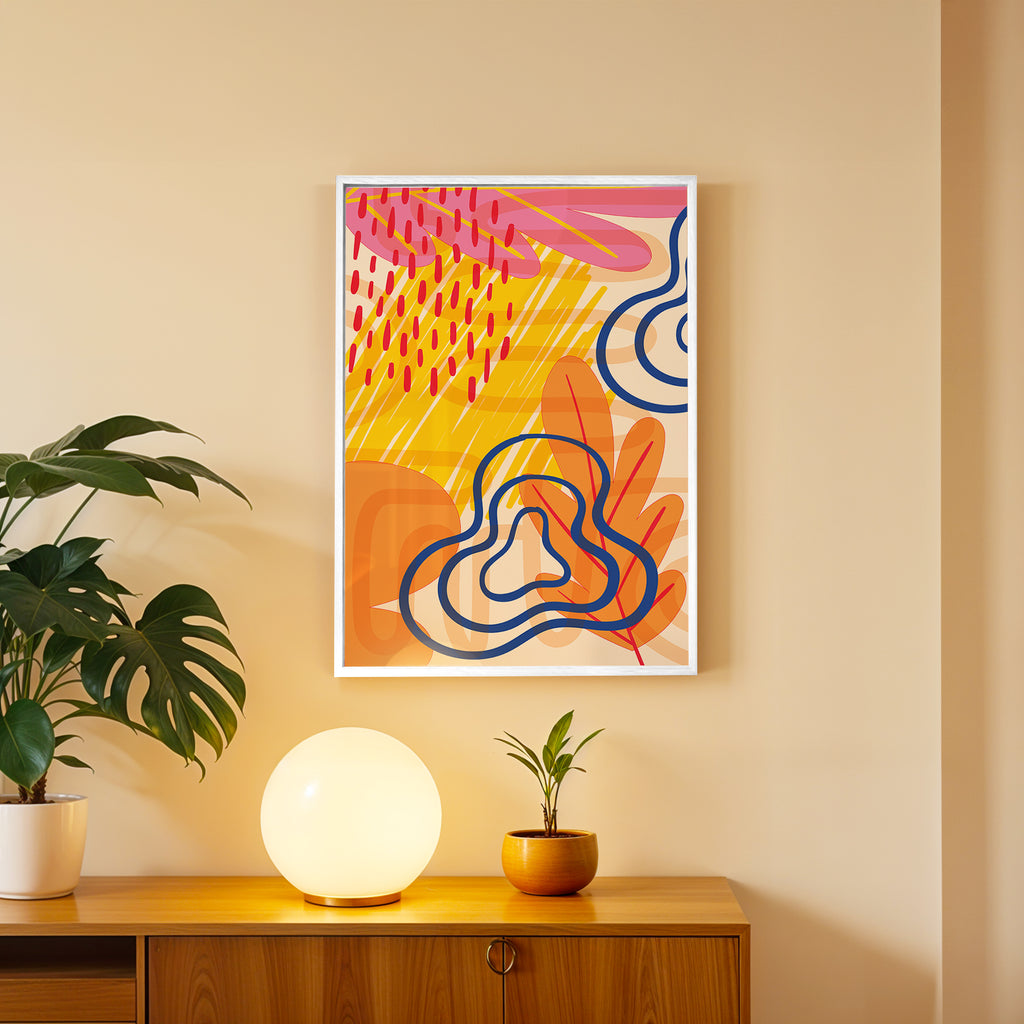 Dynamic Color Fusion Abstract Wall Decor (AB29)