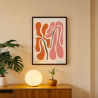 Coral Flow – Abstract Wall Art Frame (AB3)