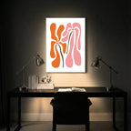 Coral Flow – Abstract Wall Art Frame (AB3)