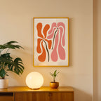 Coral Flow – Abstract Wall Art Frame (AB3)