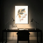 Modern Leaf Steps – Abstract Wall Art Frame (AB33)