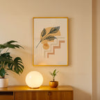 Modern Leaf Steps – Abstract Wall Art Frame (AB33)