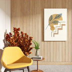 Modern Leaf Steps – Abstract Wall Art Frame (AB33)