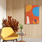 Dynamic Warm Tones Abstract Wall Decor (AB35)