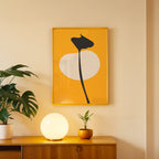 Sun & Stem Abstract Wall Art (AB36)