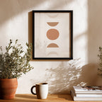 Neutral Totems Abstract Wall Art (AB40)