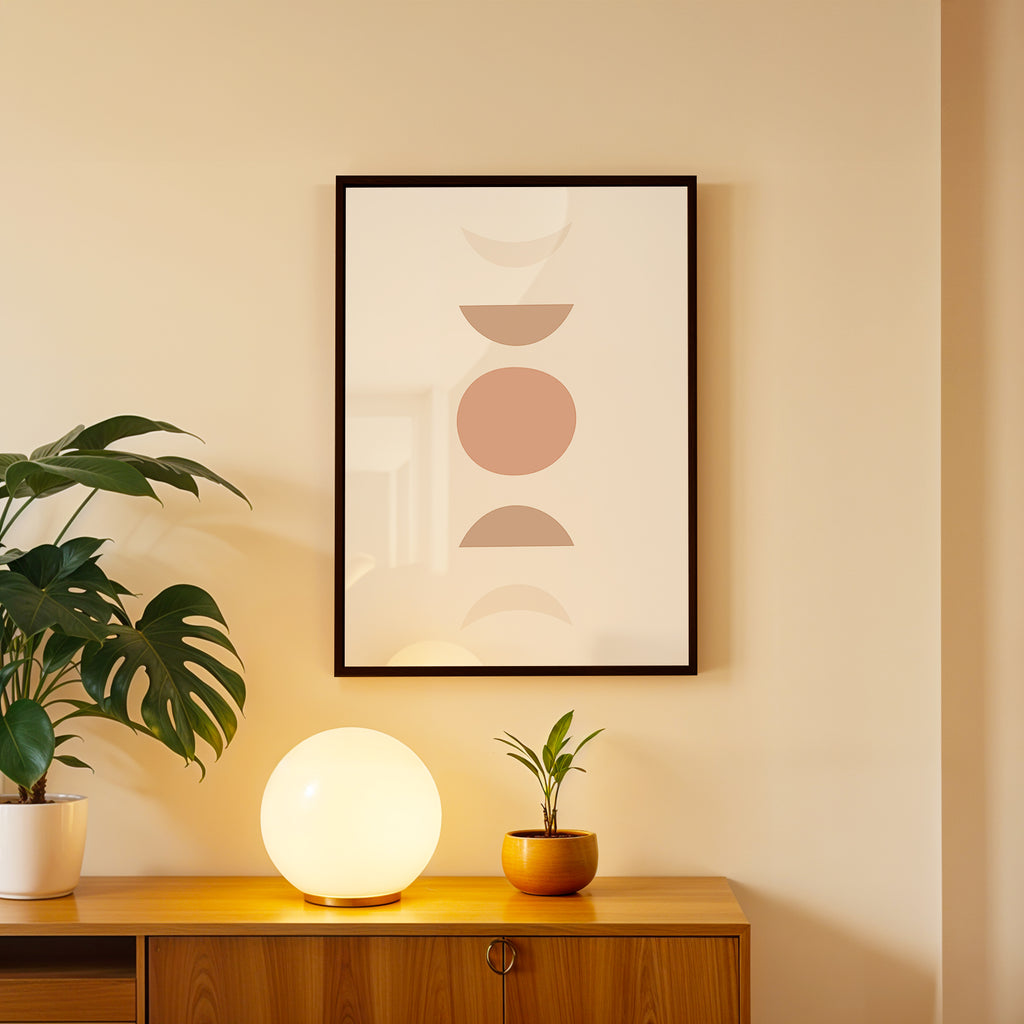 Neutral Totems Abstract Wall Art (AB40)