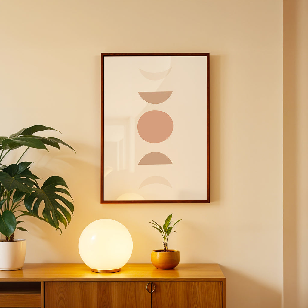 Neutral Totems Abstract Wall Art (AB40)