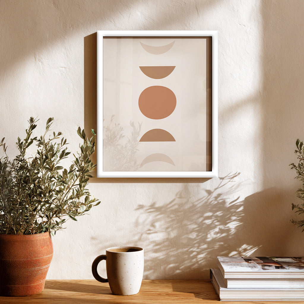 Neutral Totems Abstract Wall Art (AB40)