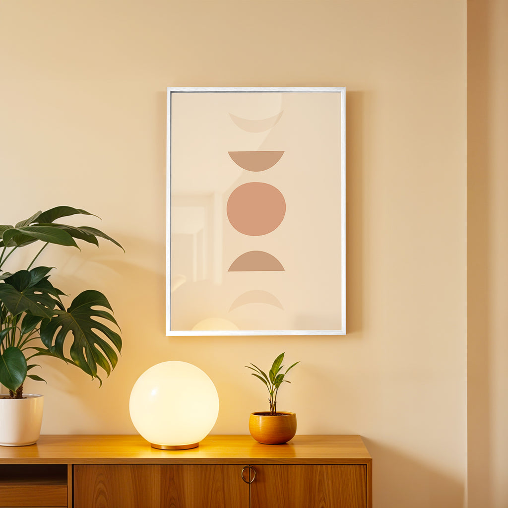 Neutral Totems Abstract Wall Art (AB40)