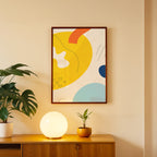 Bright Orbit Abstract Art Wall (AB41)