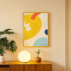 Bright Orbit Abstract Art Wall (AB41)