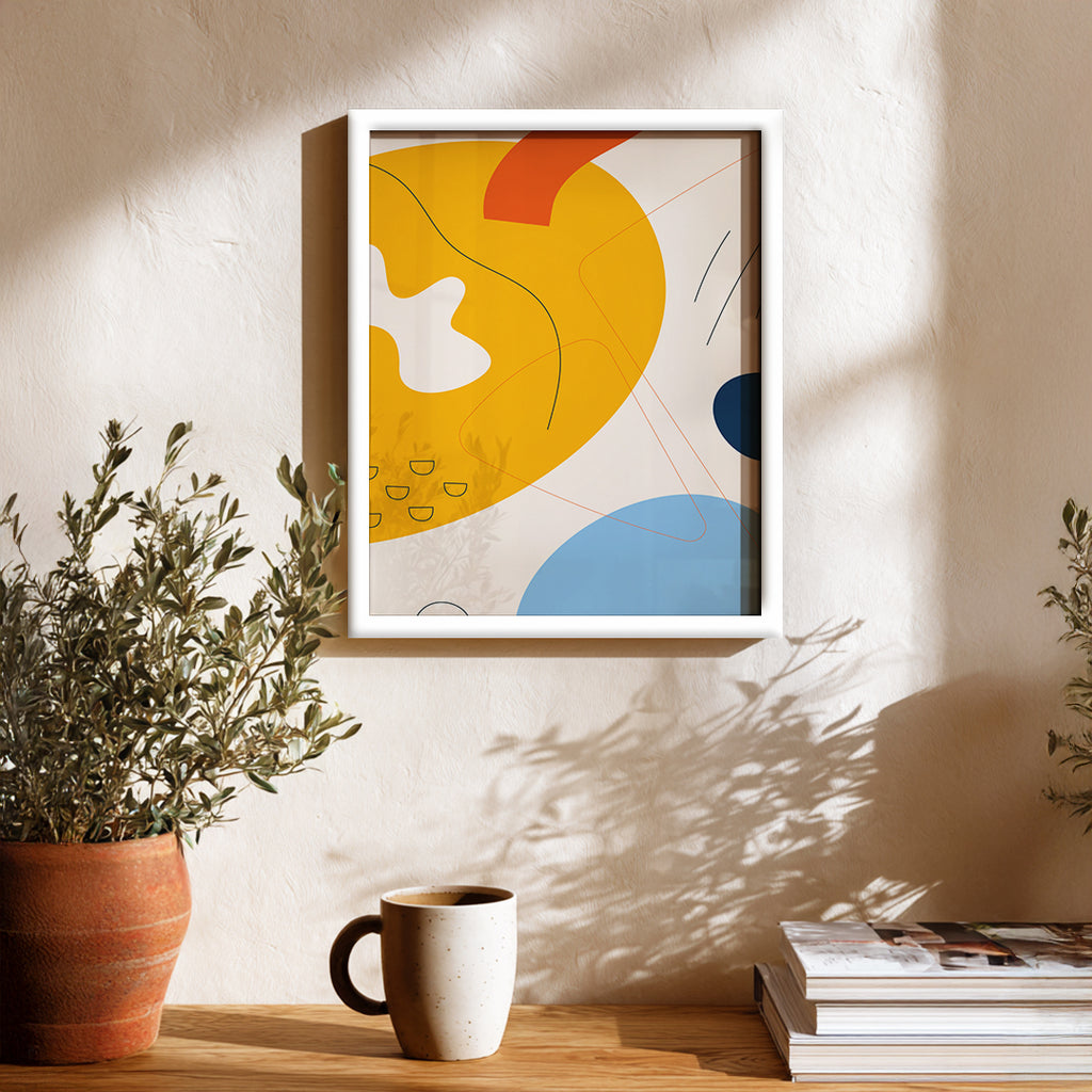 Bright Orbit Abstract Art Wall (AB41)