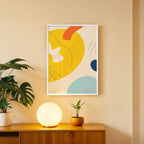 Bright Orbit Abstract Art Wall (AB41)