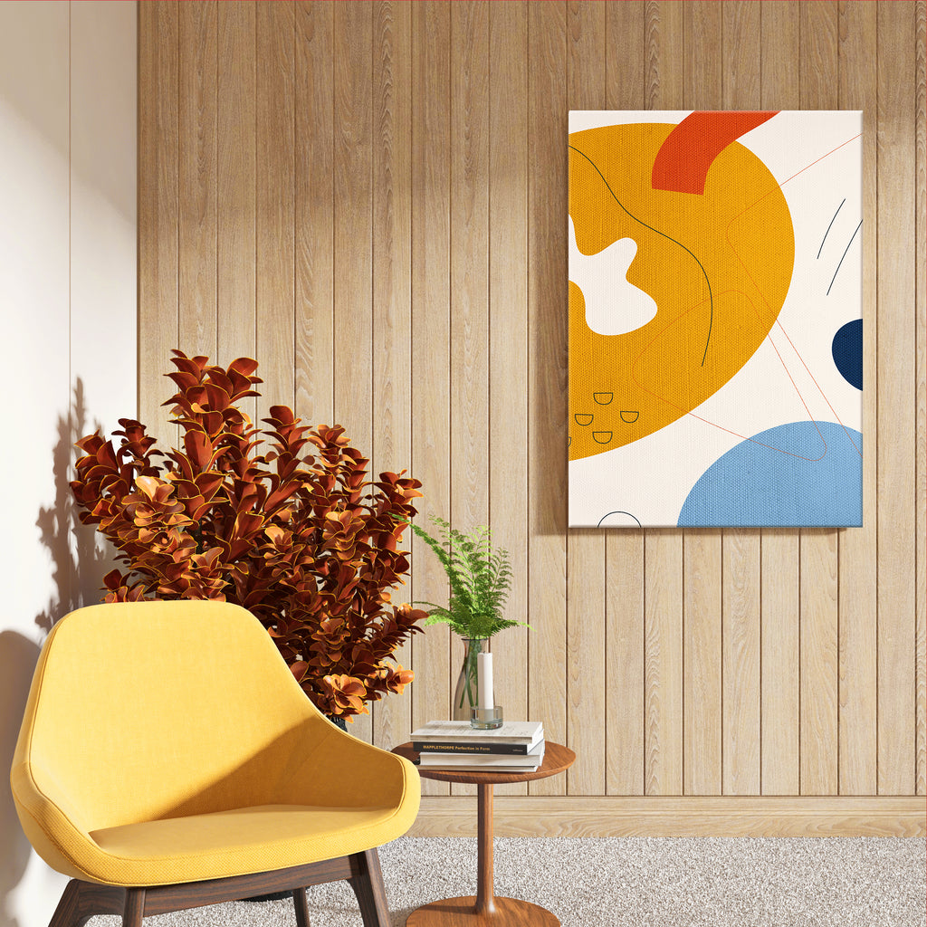 Bright Orbit Abstract Art Wall (AB41)