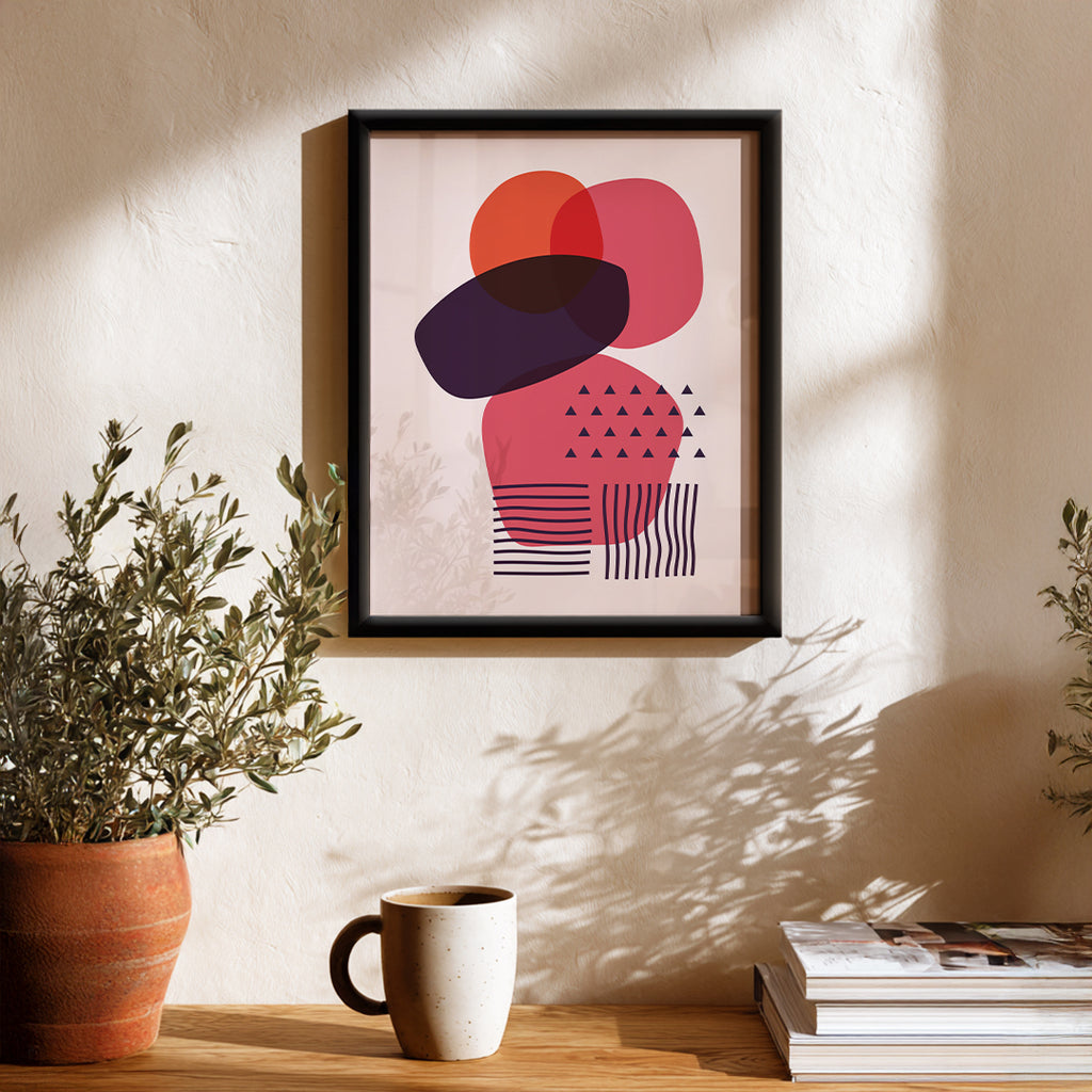 Rose Balance – Abstract Wall Art Frame (AB44)