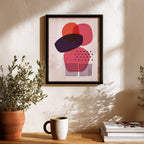 Rose Balance – Abstract Wall Art Frame (AB44)