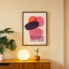 Rose Balance – Abstract Wall Art Frame (AB44)