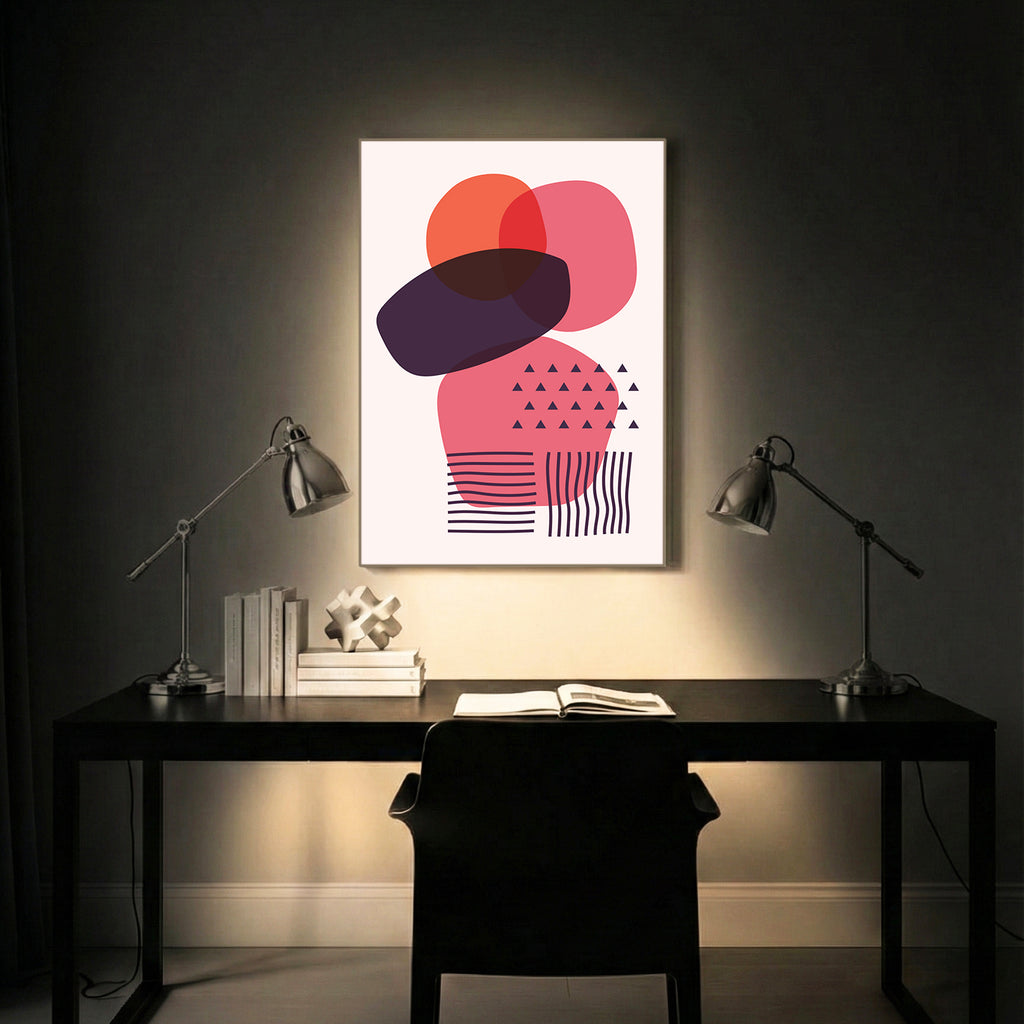 Rose Balance – Abstract Wall Art Frame (AB44)